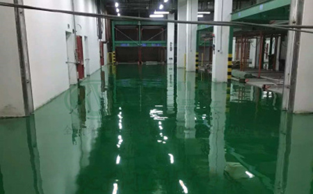 11月青河青河环氧地坪施工高峰来袭，梦得来化工多项目同步推进保交付